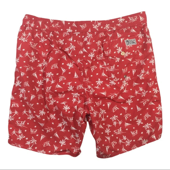 SH192 Polo Ralph Lauren Designer Lined Beach Swim Trunks  L - Picture 4 of 6